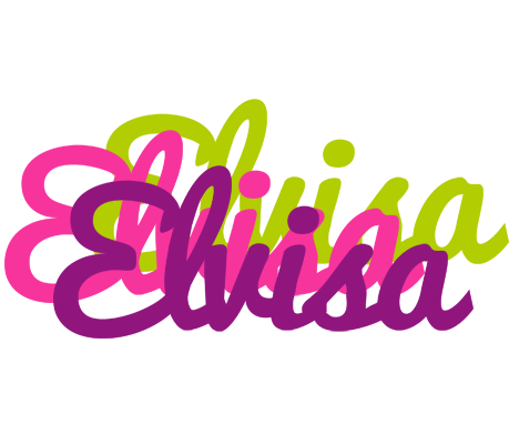 Elvisa flowers logo
