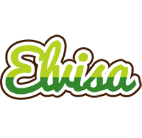 Elvisa golfing logo