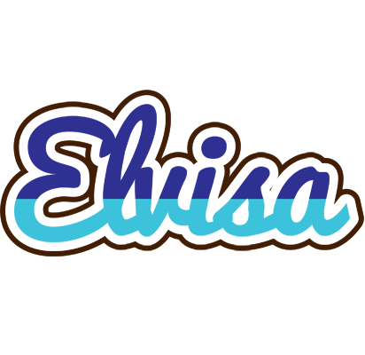 Elvisa raining logo