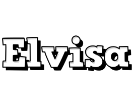 Elvisa snowing logo