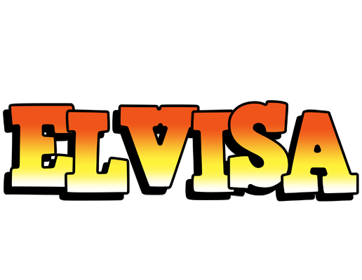 Elvisa sunset logo