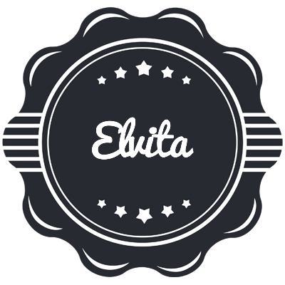 Elvita badge logo