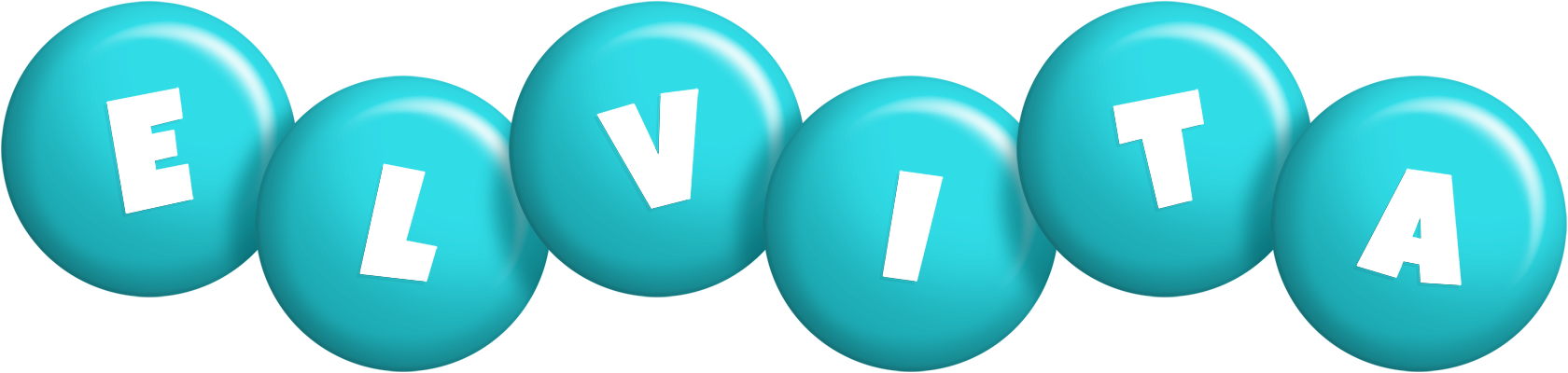 Elvita candy-azur logo