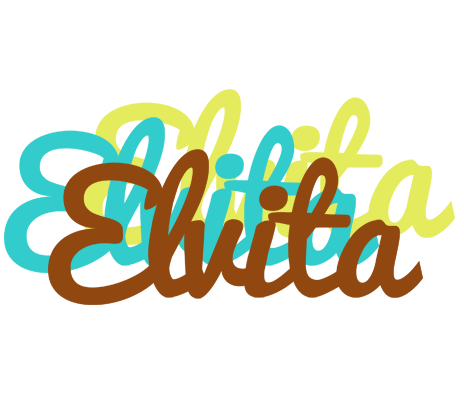 Elvita cupcake logo