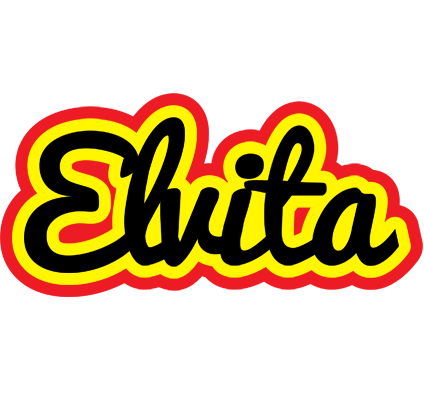 Elvita flaming logo