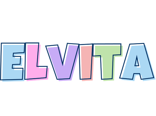 Elvita pastel logo