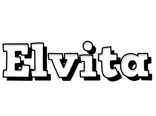 Elvita snowing logo