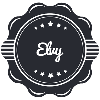 Elvy badge logo