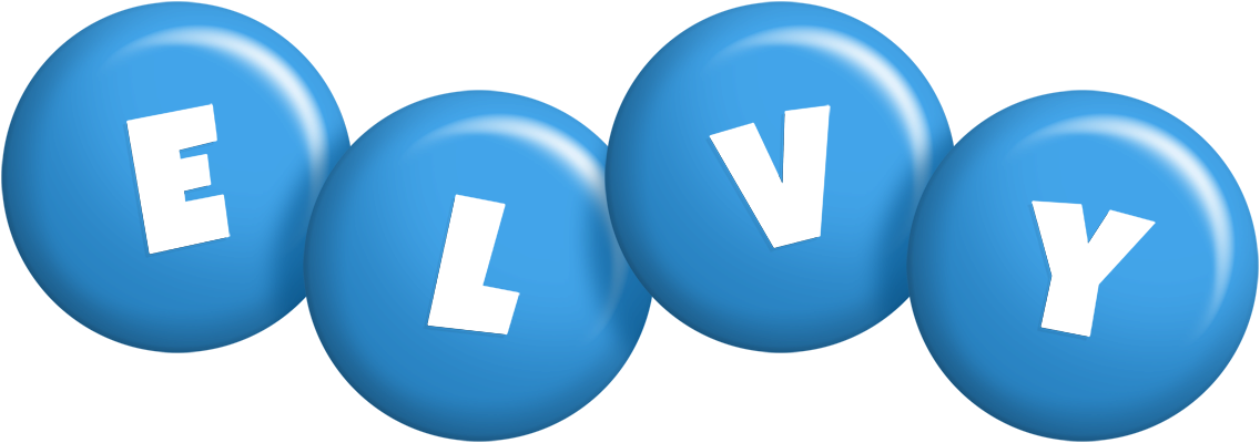 Elvy candy-blue logo