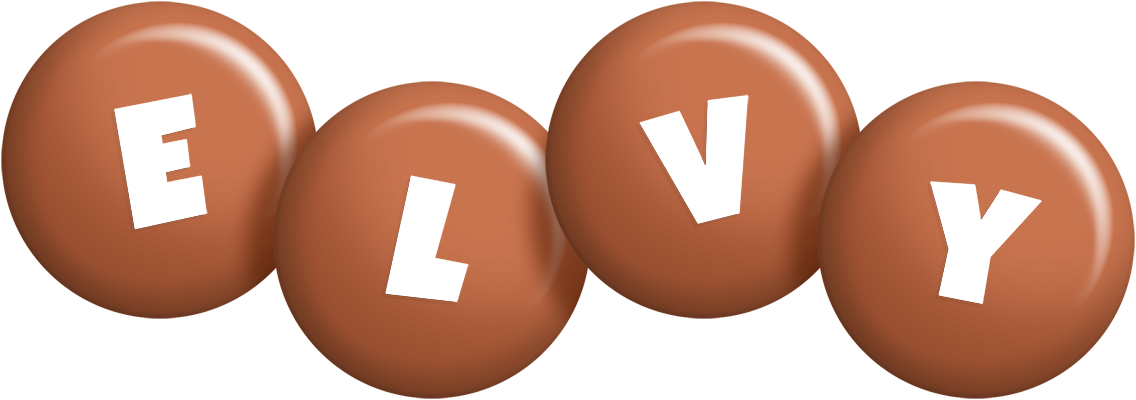 Elvy candy-brown logo