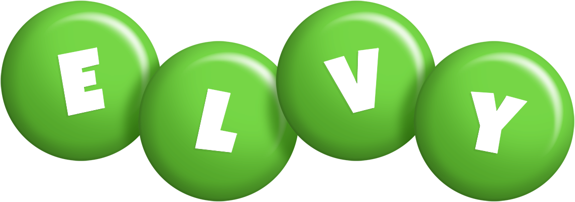 Elvy candy-green logo