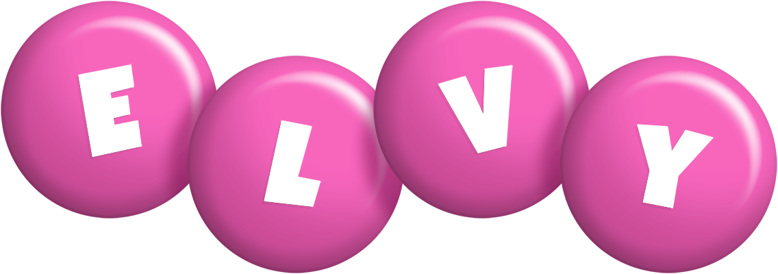 Elvy candy-pink logo