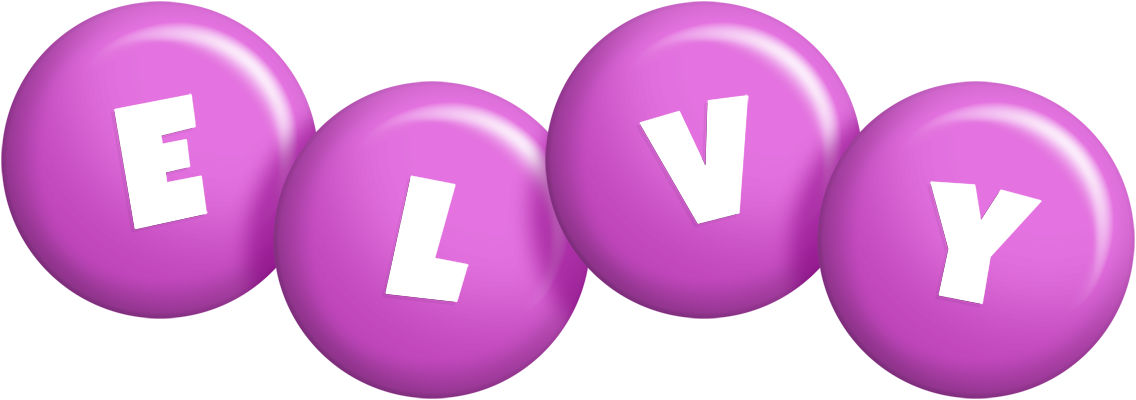 Elvy candy-purple logo