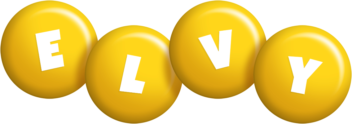 Elvy candy-yellow logo