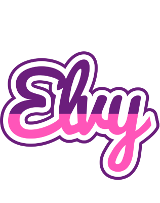 Elvy cheerful logo