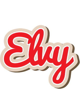 Elvy chocolate logo