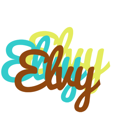 Elvy cupcake logo