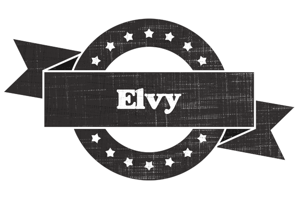 Elvy grunge logo