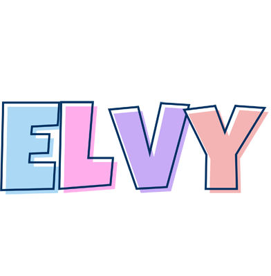 Elvy pastel logo