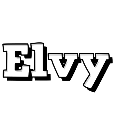 Elvy snowing logo