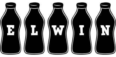 Elwin bottle logo
