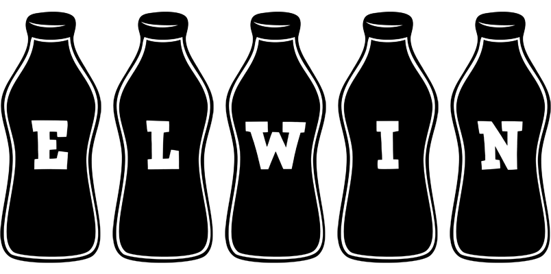 Elwin bottle logo