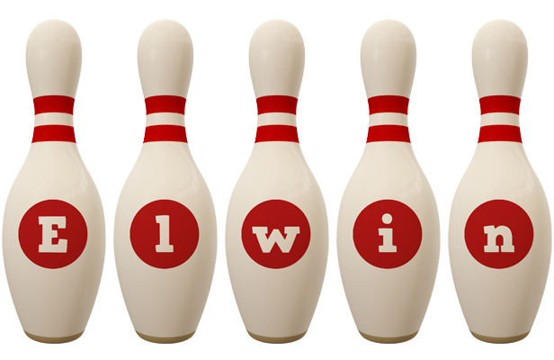 Elwin bowling-pin logo