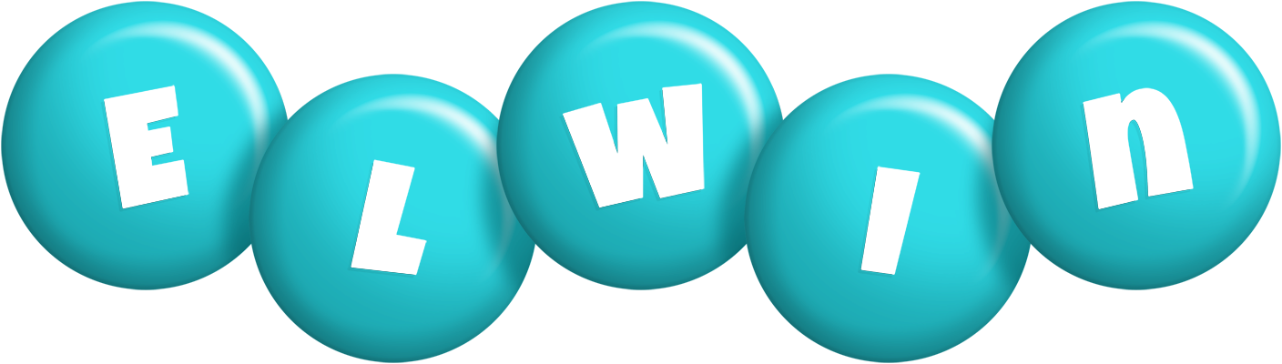 Elwin candy-azur logo