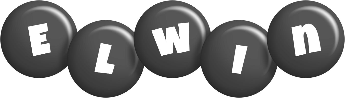 Elwin candy-black logo