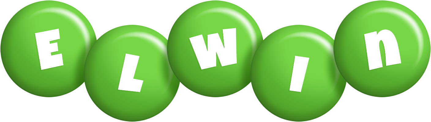Elwin candy-green logo