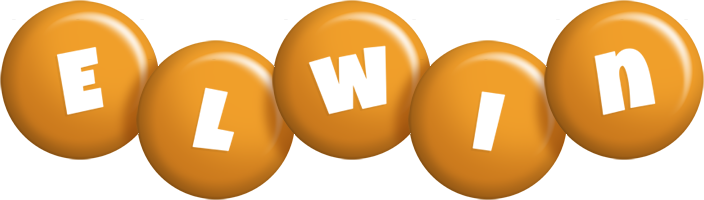 Elwin candy-orange logo