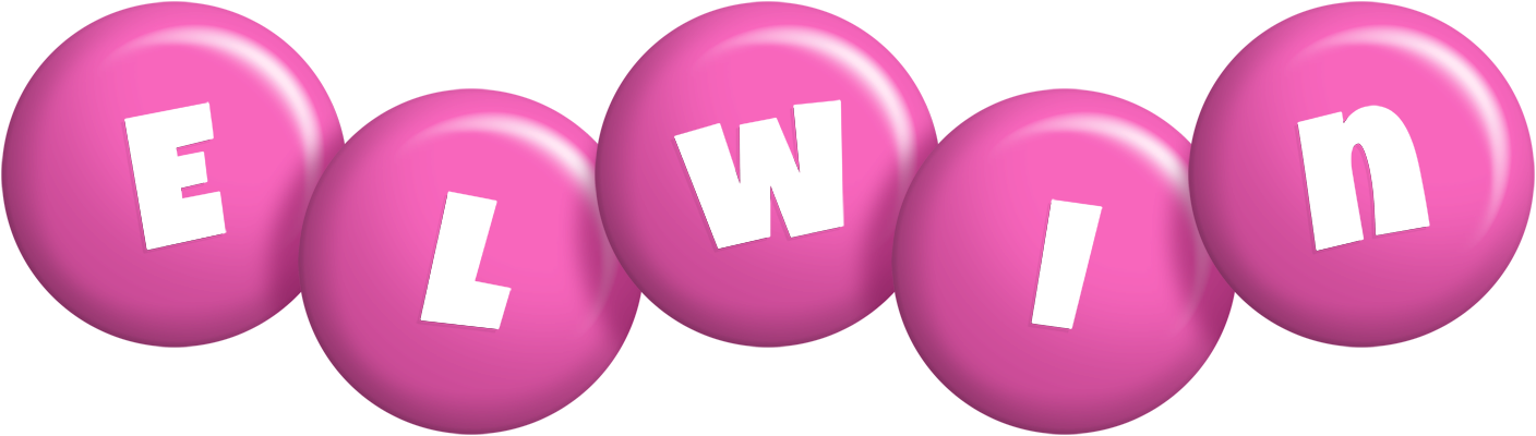 Elwin candy-pink logo