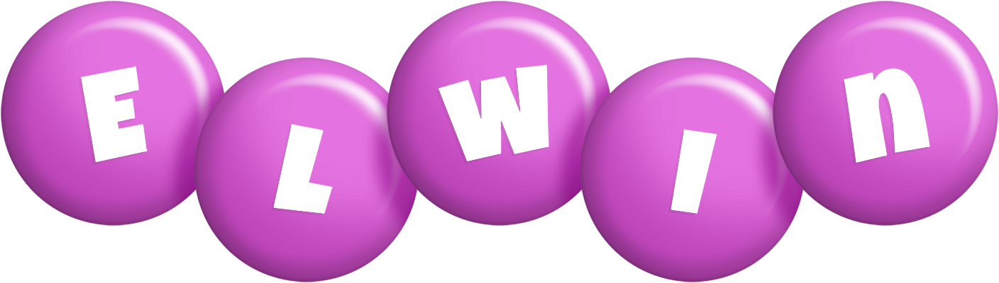 Elwin candy-purple logo