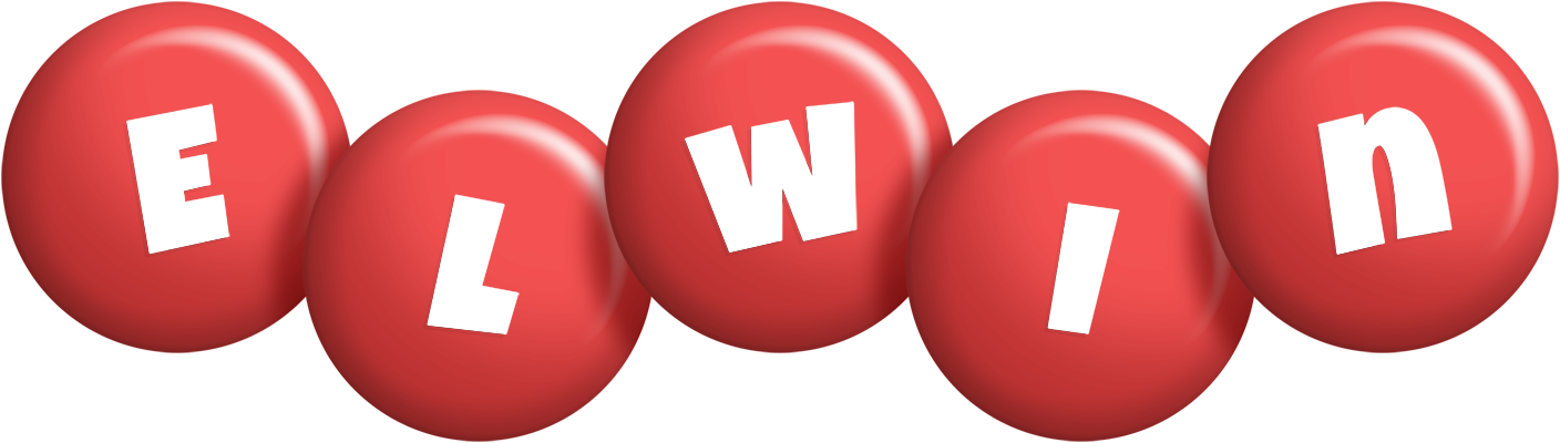 Elwin candy-red logo