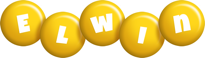Elwin candy-yellow logo