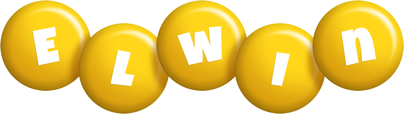 Elwin candy-yellow logo