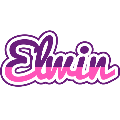 Elwin cheerful logo