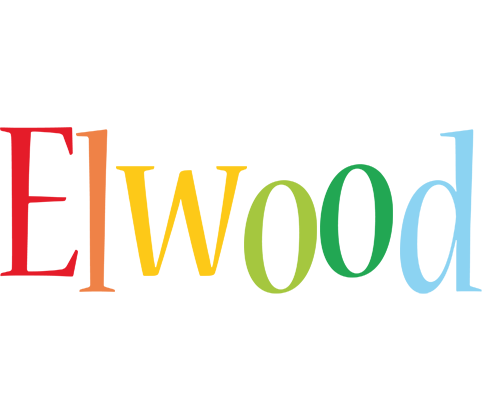 Elwood birthday logo