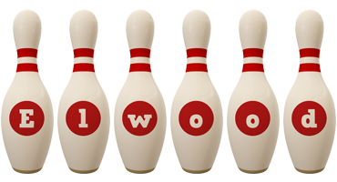 Elwood bowling-pin logo