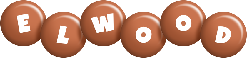 Elwood candy-brown logo