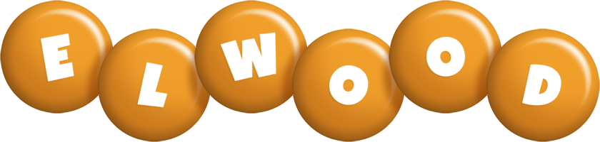 Elwood candy-orange logo