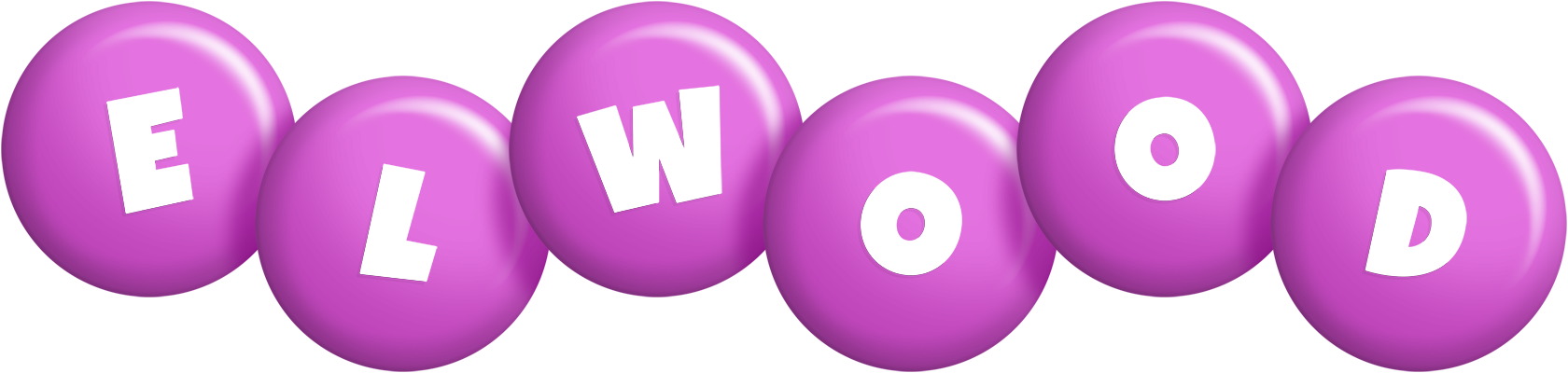 Elwood candy-purple logo