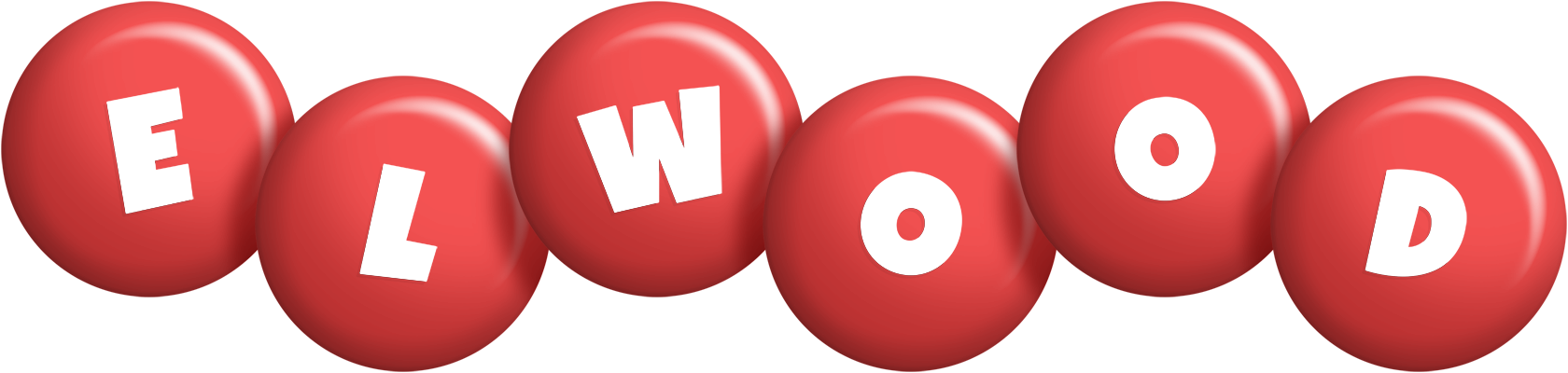 Elwood candy-red logo