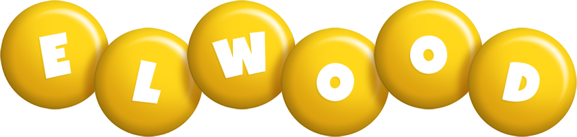 Elwood candy-yellow logo