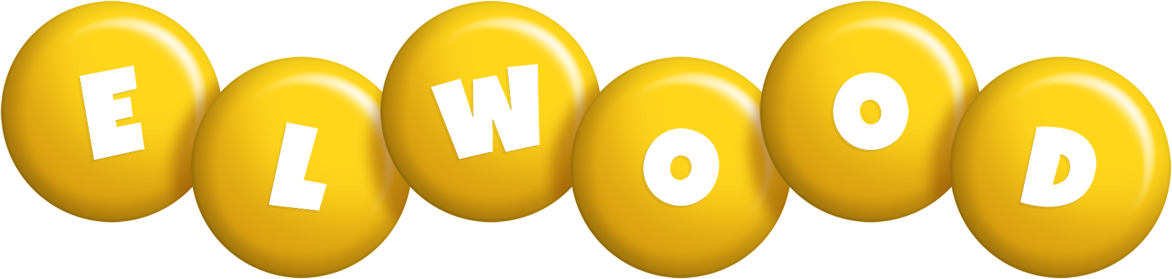 Elwood candy-yellow logo