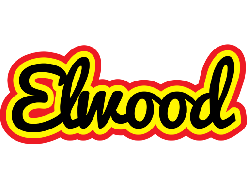 Elwood flaming logo