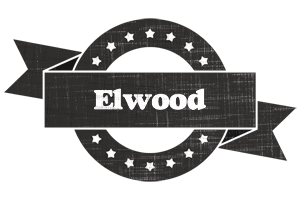 Elwood grunge logo