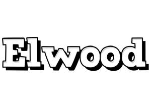 Elwood snowing logo