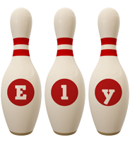 Ely bowling-pin logo
