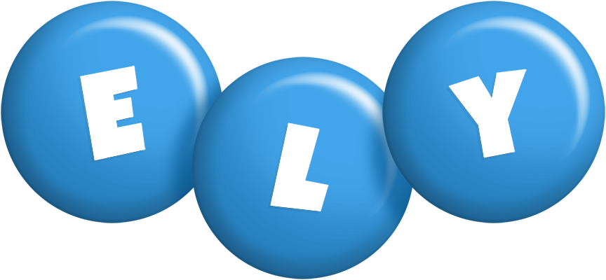 Ely candy-blue logo